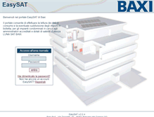 Tablet Screenshot of easysat.baxi.it