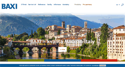 Desktop Screenshot of baxi.cz