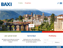 Tablet Screenshot of baxi.cz